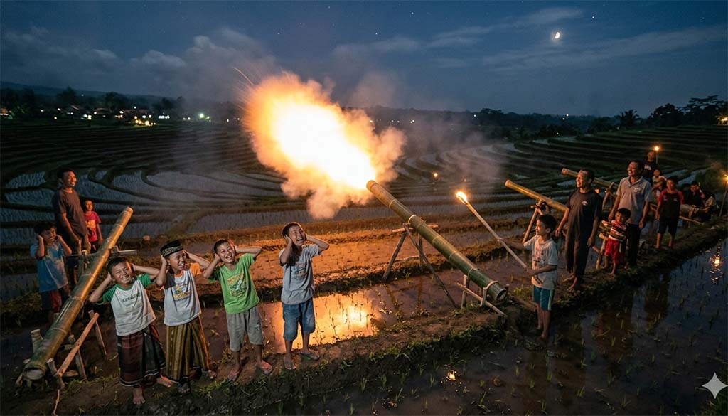 Tradisi Perang Lodong di Kampung Campaka Dalam Menyambut Lebaran